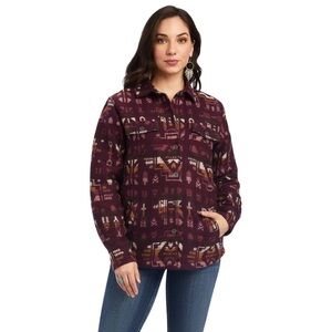 ARIAT Womens Southwestern Western Shacket Size Medium Fair Cowgirl